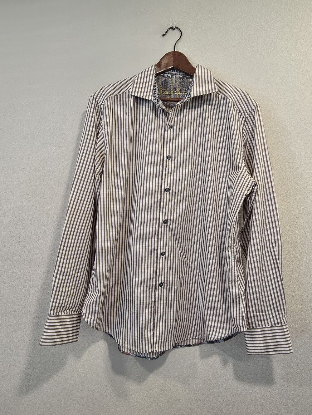 Robert Graham Classic Fit Striped Button Down Long Sleeve Shirt